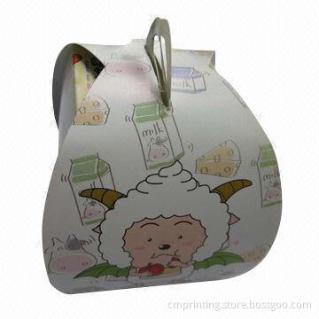Cake Cardboard Box Printing, Full-color, Food-grade 350gsm Cardboard